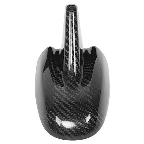 Antena de aleta con fibra de carbono seca autoadhesiva, fácil instalación en su coche
