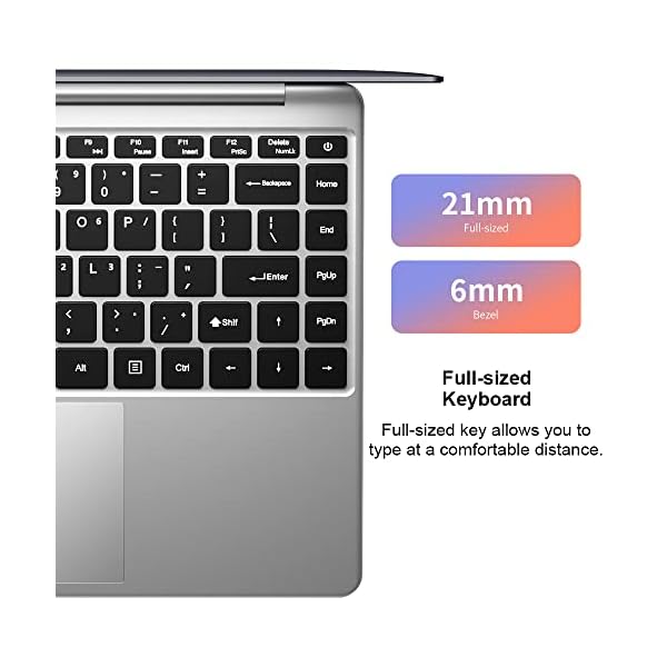 Laptop 14 Zoll, TECLAST F7 Plus Notebook, 12GB RAM 256GB SSD, Quad Core, Intel N4100, Beleuchtete Tastatur, 1920x1080… – Bild 8