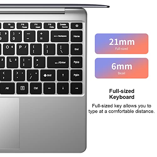 Laptop 14 Zoll, TECLAST F7 Plus Notebook, 12GB RAM 256GB SSD, Quad Core, Intel N4100, Beleuchtete Tastatur, 1920x1080… – Bild 8