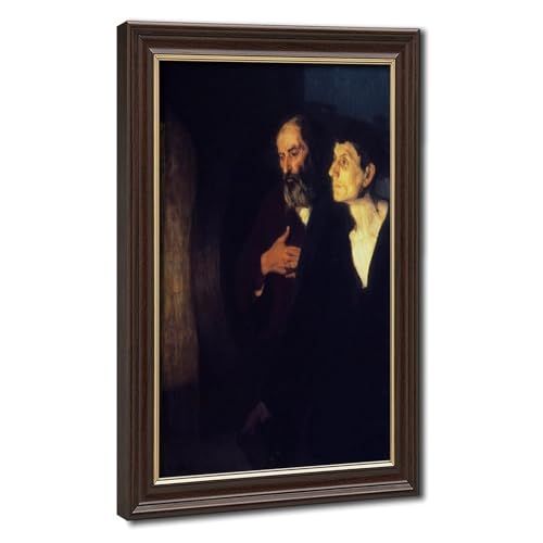 Poster Two Disciples Henry Ossawa Tanner tableau toile decoration murale cadre
