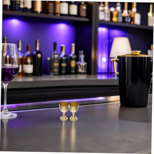 Cáliz de comunión y tazas de vino PRETYZOOM para decorar mesas de fiesta y cenas importantes 8