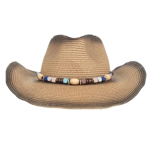Image of Cowboy Hat Bands for Men Women, Leather Hatbands Belt for Cowboy /Western /Fedora /Cowgirl Hats