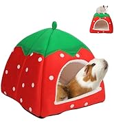 FRXAEZTG Guinea Pig Bed, Cuddly Bag, Guinea Pigs, Cave Heat Test, Washable Cuddly Cave.