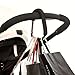 3PCS Stroller Hooks, 5.2'' Large Carabiner Clip - Carabiner Large, Baby Stroller Hooks for Hanging Bags, Stroller Accessories(Black)