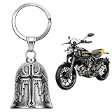 Bedeutungsvolles Geschenk：Dieses motorrad glocke glücksbringer ist das perfekte personalisierte Geschenk für Motorrad-Enthusiasten. Ob als Glücksbringer oder Dekorationsartikel – es zeugt von liebevoller Fürsorge, passt zu jedem Anlass und kann dem Empfänger Freude bereiten.