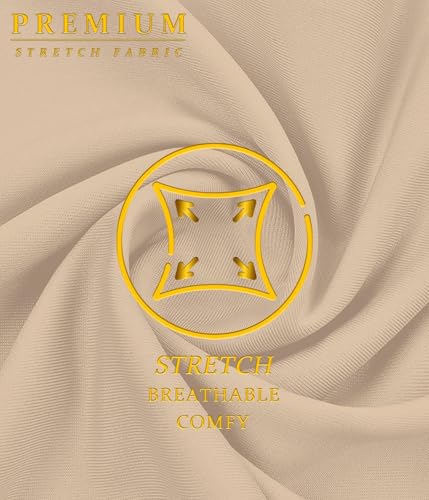 image for Hybrid & Company Women's Premium Nylon Ponte Stretch High Waist Pencil