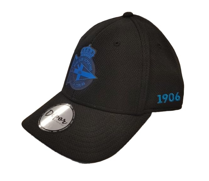 Casquette premium black blason bleu enfant avec broderie haute finition