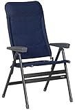 IN DARK BLUE LIEFERBAR - KLAPPSESSEL - 200 Kilo Belastbar EXKLUSIVER STABIELO LUXUS - ALU - KLAPPSTUHL - HOHE RÜCKENLEHNE - Holly® Produkte STABIELO - holly sunshade - INNOVATIONEN MADE in GERMANY -