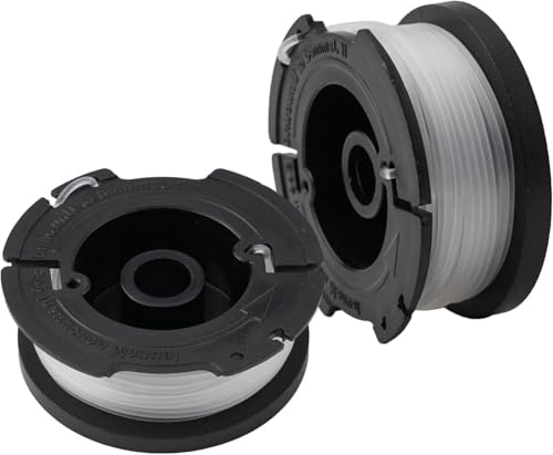 StarRing 1/2/5/10/20 pcs Strimmer Spool Line for Black & Decker BESTA525 BESTA528 BESTA530 BESTE630 BD032,Autofeed Spools Replacement Trimmer Refills (2PCS)