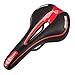 West Biking 0.79lb Mountain Bike Saddle Silica Gel MTB Road Bicycle Seat Black Blue Yellow White Red 27x14.5cm