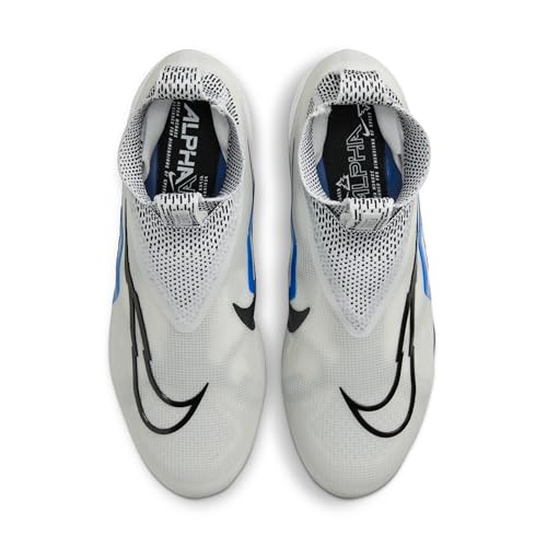 Image of Nike Alpha Menace Elite 3 White /Particle Grey /Opti Yellow /Black Mens Football Cleat.