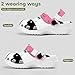 Meaudiwes Fashion Beach Pool Slippers Toddler Slides Sandals Children Water Shower for Boy Cute Funny Milk Cow Print