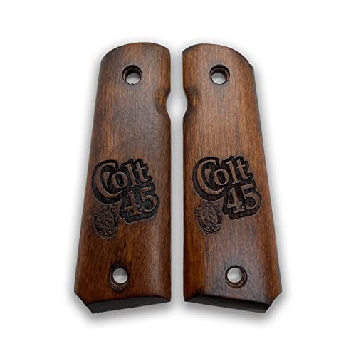 Poignée pistolet Colt 1911 noyer Ars.67 : le cadeau idéal pour tireur