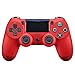 Produktbild LVAIJING PS4-Controller, PS4-Wireless-Controller, PS4-Wireless-Game-Controller, USB-Aufladung,Rot