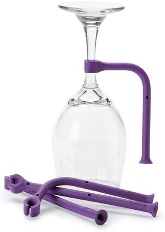 Quirky Tether Stemware Saver Flexible Silicone Dishwasher Attachment