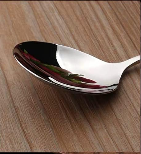 TENTA TENTA KITCHEN 304 Stainless Steel Dinner Spoons Set of 6 Serving Spoons Soup Spoons Buffet Salad Spoon Table Spoons Use for Home Kitchen or Restaurant (7.3inchs)