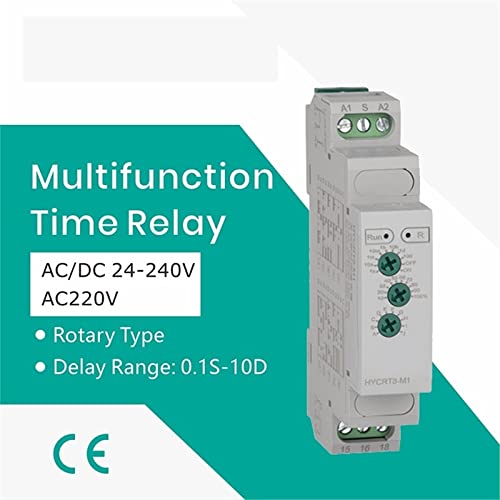 Relais Temporisé HYCRT8-M1 Mini Programmable 60 Minutes AC220V 1 Pcs - 3