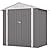 Patiowell 6x4 FT Outdoor Storage Shed, Water-Resistance Metal Outdoor Sheds with Vents & Lock, Garden Shed of Galvanized Steel for Lawn, Patio, Backyard Garden Tools, Bikes, Green