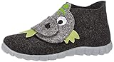 In WMS-Weite M IV erhältlich Superfit Jungen Happy Wool Felt Hausschuh, Schwarz 0000, 21 EU