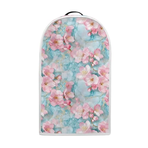 Image of Talayituse Cherry Blossom Marble Print Blender Dust Cover, Fingerprint Protection Cover for Stand Mixer or Coffee Machine, Home Kitchen Appliance Covers for Stain Dust Resistant Supplies