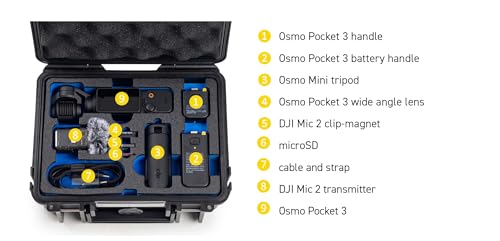 Bew Valigetta Da Esterno Per Dji Osmo Pocket 3 Creative Combo Type 500 Yellow - 6
