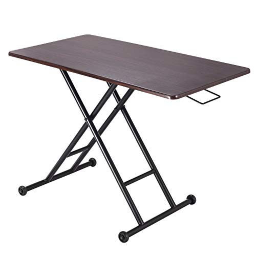 Mesas de centro Mesa Plegable Una Mesa De Centro Que Se Puede Levantar Y Bajar Mesa De Centro Modular Mesa Telescópica Mini Mesa De Centro Computadora Escritorio Tatami Mesa Marrón