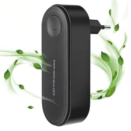 Purificador de Aire Plug in Purificador de Aire de Iones Negativos Mini Air Purifier sin Filtro para Dormitorio, Oficina y Sala de Mascotas, Funcionamiento Repelente de Insectos, Cucarachas, Mosquitos
