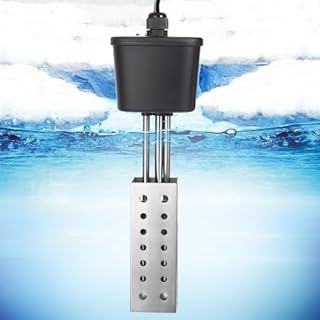 Saillong Pond Heater, Floating Deicer Heater for Outdoor Ponds, Koi Fish Warmer with Temperature Control and Power Indicator(250W, for Ponds up to 100 gal)