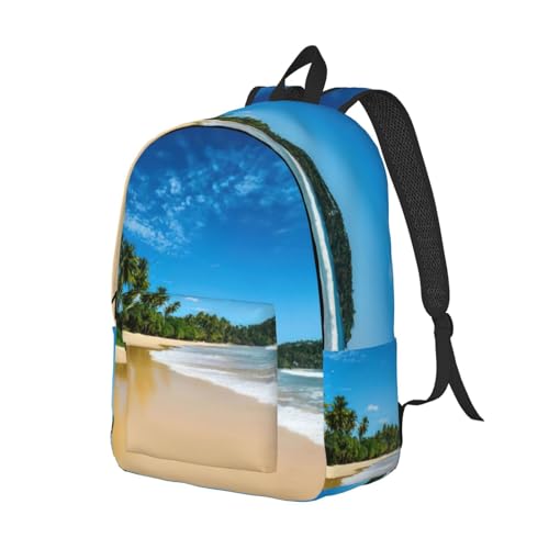 Sac à dos en toile imprimé vague de ciel transparent OdDdot M