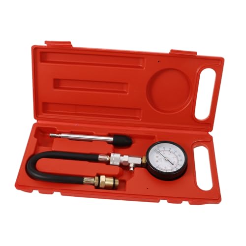 Cabilock 1Set Automotive Engine Cylinder Compression Tester Kit Pressure Gauge for Precise Engine Analysis User Friendly Design Compatible with Various Car Engine
