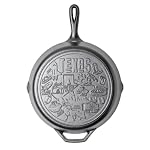 Lodge Pre-Seasoned Cast Iron Skillet, 12 Inches, Texas