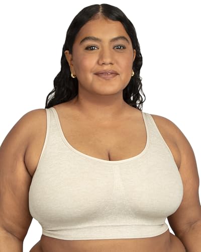 Amazon.ca: Fruit of the Loom Women's Fit for Me Collection: Plus Size Seamless Wireless Bra - Luxurious Blend for Ultimate Comfort, Oatmeal Heather, XX-Large