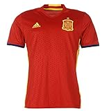adidas International Soccer Spain Men's Jersey, Small, Red/Yellow