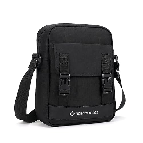 Image of Nasher Miles Premium Sling Bag | Crossbody Bag | PU & Polyester One Shoulder Bag| Multipurpose Travel Bag | Ideal for Daily Use, Office, Travel, Hiking