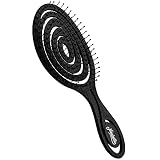 Ninabella Bio Haarbürste ohne Ziepen für Damen, Herren & Kinder - Entwirrbürste auch für Locken & Lange Haare - Einzigartige Profi Detangler-Bürste mit Spiralfeder