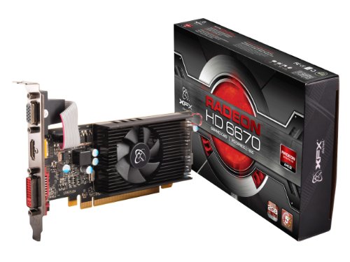 Xfx Hd 6670 650Mhz 2Gb Ddr3/Hdmi/Dvi/Vga Pci-Express Graphics Card Hd667Xclf3 #TOP2