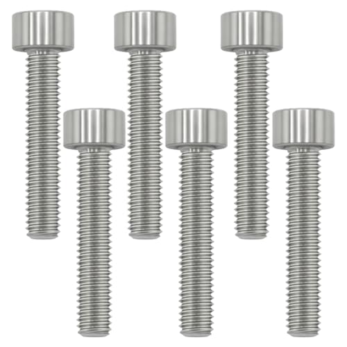 Image of M6x30mm Titanium Bolts, Natural Color