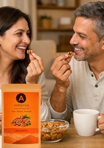 Image of AMRAYAA Premium Walnut Kernels 250g | Dried Akhrot Giri, Fresh