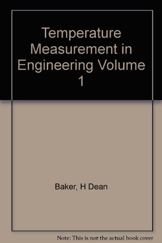 Temperature Measurement in Engineering Volume 1 B002XHTLRQ Book Cover
