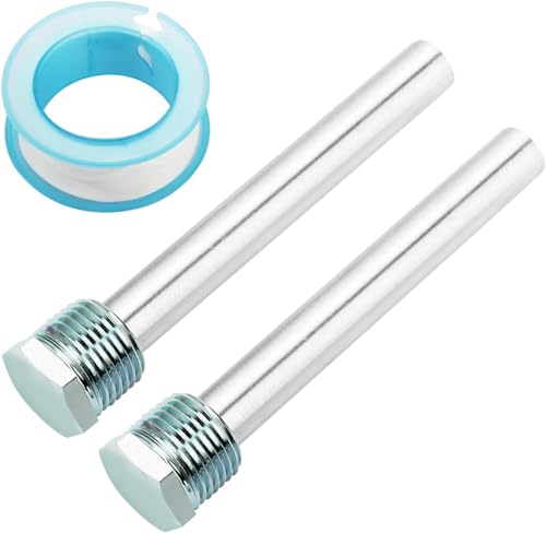 RV Water Heater Magnesium Anode Rod 2Pack, 4.5\" x 1/2\" NPT, Compatible with Atwood Dometic 11553, Fits RV, Camper and Trailer Water Heaters