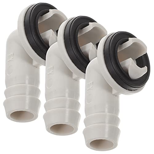 Luxshiny 3pcs Drain Hose Adapter for Air Conditioning Ac Drain Hose Connector Elbow Fitting Adapter