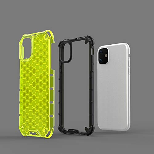 Image of Glasgow Back Case Cover Compatible with Apple iPhone 12 Mini (Honeycomb Pattern) - Black