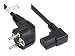 Produktbild Good Connections Netzkabel - 1,8 m - Schutzkontakt-Stecker Typ E+F (CEE 7/7, gewinkelt) an C13 Kaltgerätebuchse (gerade) - KUPFERLEITER CU - 0,75 mm² - KALTGERÄTE-Kabel für PC, Monitor u.v.m.- SCHWARZ