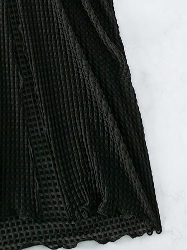 SOLY HUX Swim Cover Ups for Women Ruched Split Hem Cover Up Skirt Beach Bikini Swimwear4