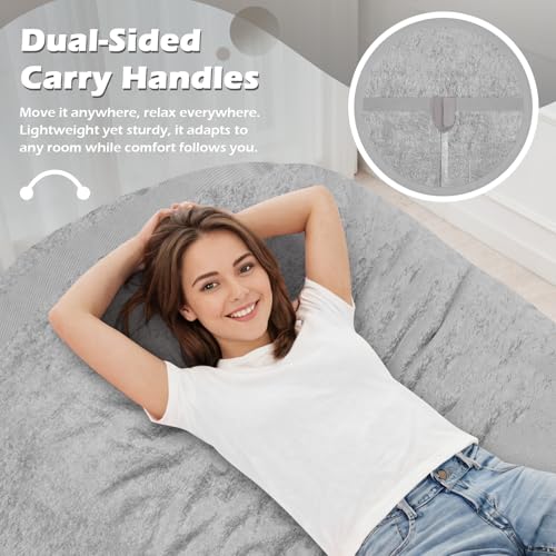 Image of 5FT Bean Bag Chair 5'Giant Bean Bag Chairs with Adults, Large Beanbag Chair