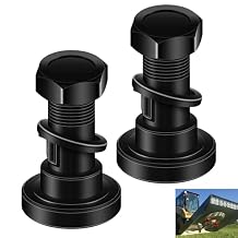 2 Pack 63607 Rotary Cutter Blade Bolt Kit Compatible with Bush Hog, with Nuts and Lock Washers, Replaces 802-263C, 802-277C, 7919, 252BH, 20322