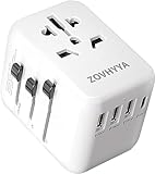 【WARME ERINNERUNG】Es handelt sich nicht um einen Stromwandler. Dieser Universaladapter ist nur für Dual-Voltage-Geräte oder weltweite Geräte mit einem Eingangsspannungsbereich von 100-240V geeignet, bitte stellen Sie sicher, dass Ihr Gerät die entsprechende Versorgungsspannung hat. (Die meisten elektrischen Geräte haben einen Spannungsbereich von 100-240V, so ist dies für über 80% der Elektronik geeignet)