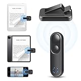 LANGREE RF Remote Control Page Turner for Kindle Paperwhite Oasis Scribe Kobo, Kindle Accessories for eReader, Remote Camera Shutter and Video, Remote Page Clicker for ipad Tablet Reading Novel Black
