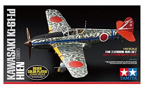 TAMIYA 1/48 Kawasaki Ki-61-Id Hien Tony Silver Plated TAM25424 Plastic Models Airplane 1/48 - Image 7