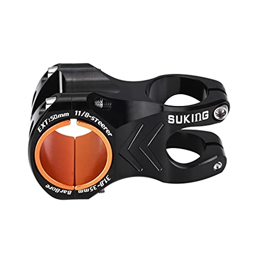 BESNIN Potence de vélo 31,8 mm, 35 mm, 50 mm en aluminium CNC, pour la plupart des vélos, VTT, BMX, vélo de route, vélo Cover